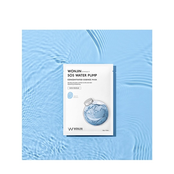 WONJIN EFFECT SOS Water Pump Concentrated Essence Mask - 1pack (10pcs)&Free Gift - Picture 3 of 5